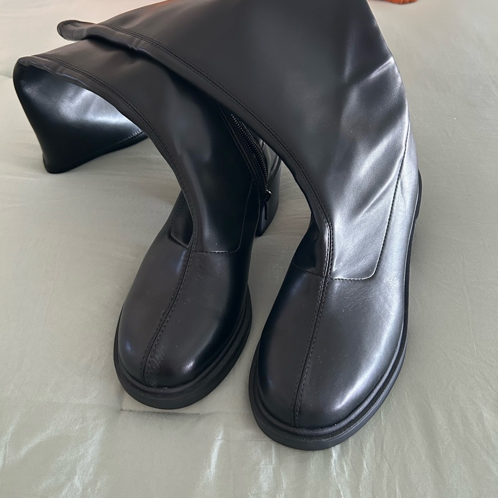 Wild Fable Black Leather Boots